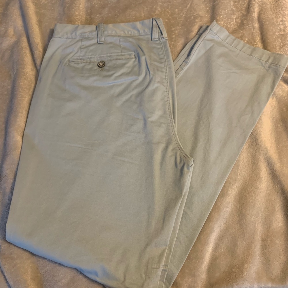 Express Men's Soft Gray/Blue Chinos